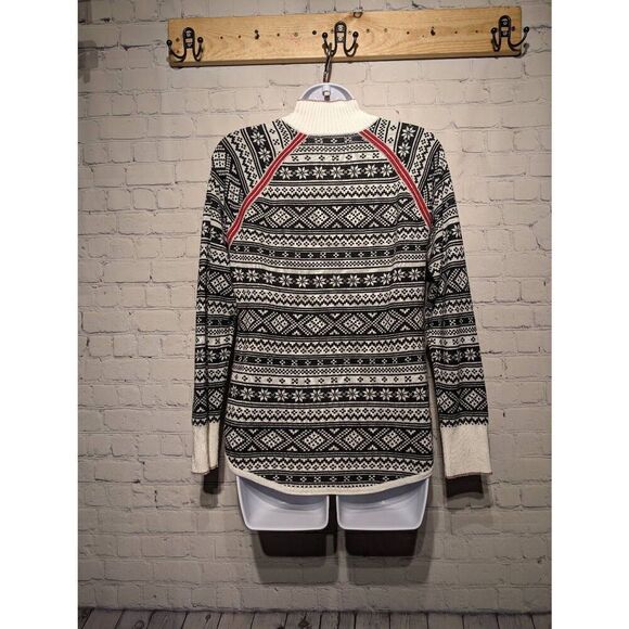 Eddie Bauer 1/4 zip turtleneck sweater medium - Picture 2 of 3